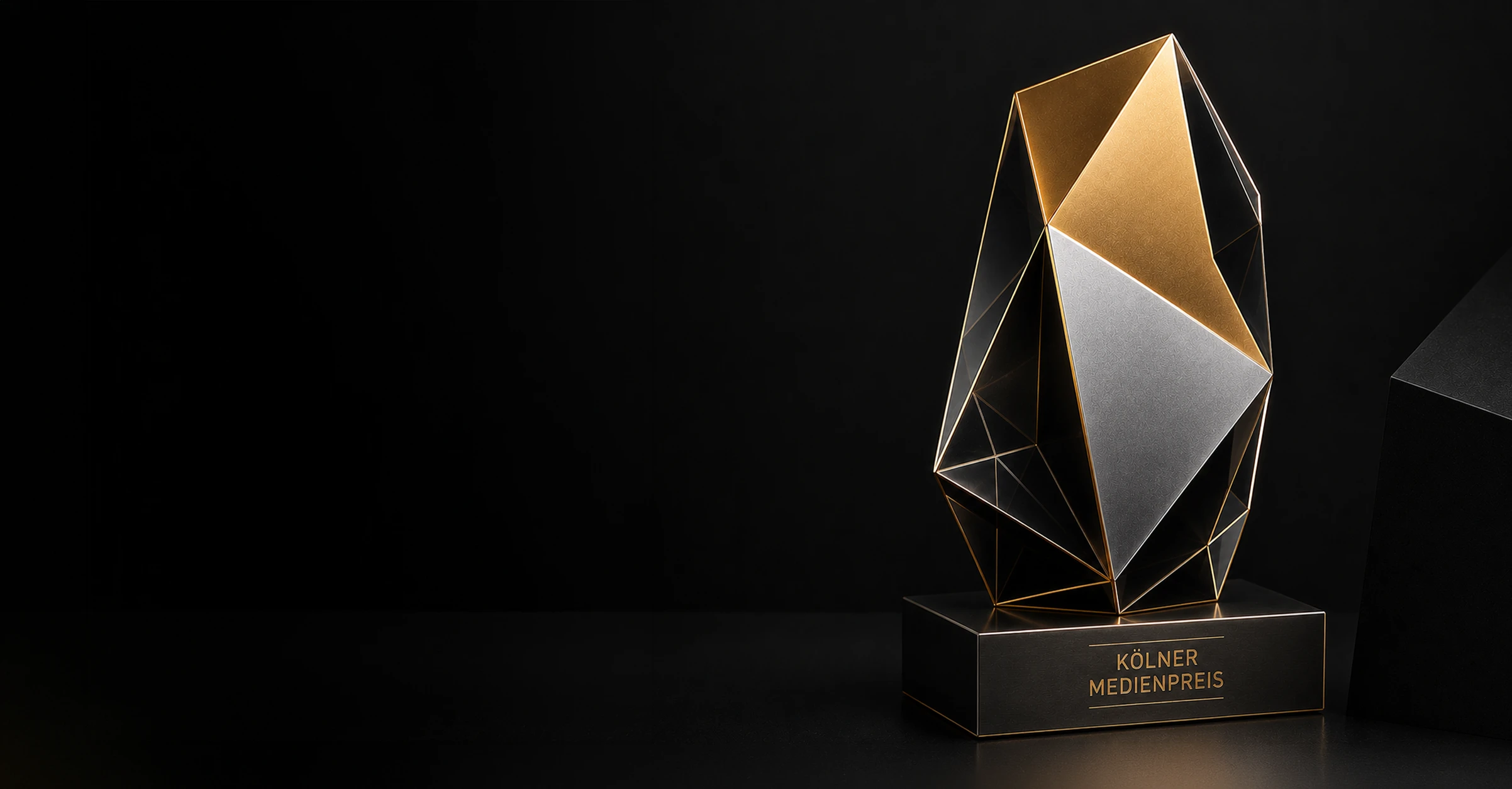 Trophäe des Kölner Medienpreises